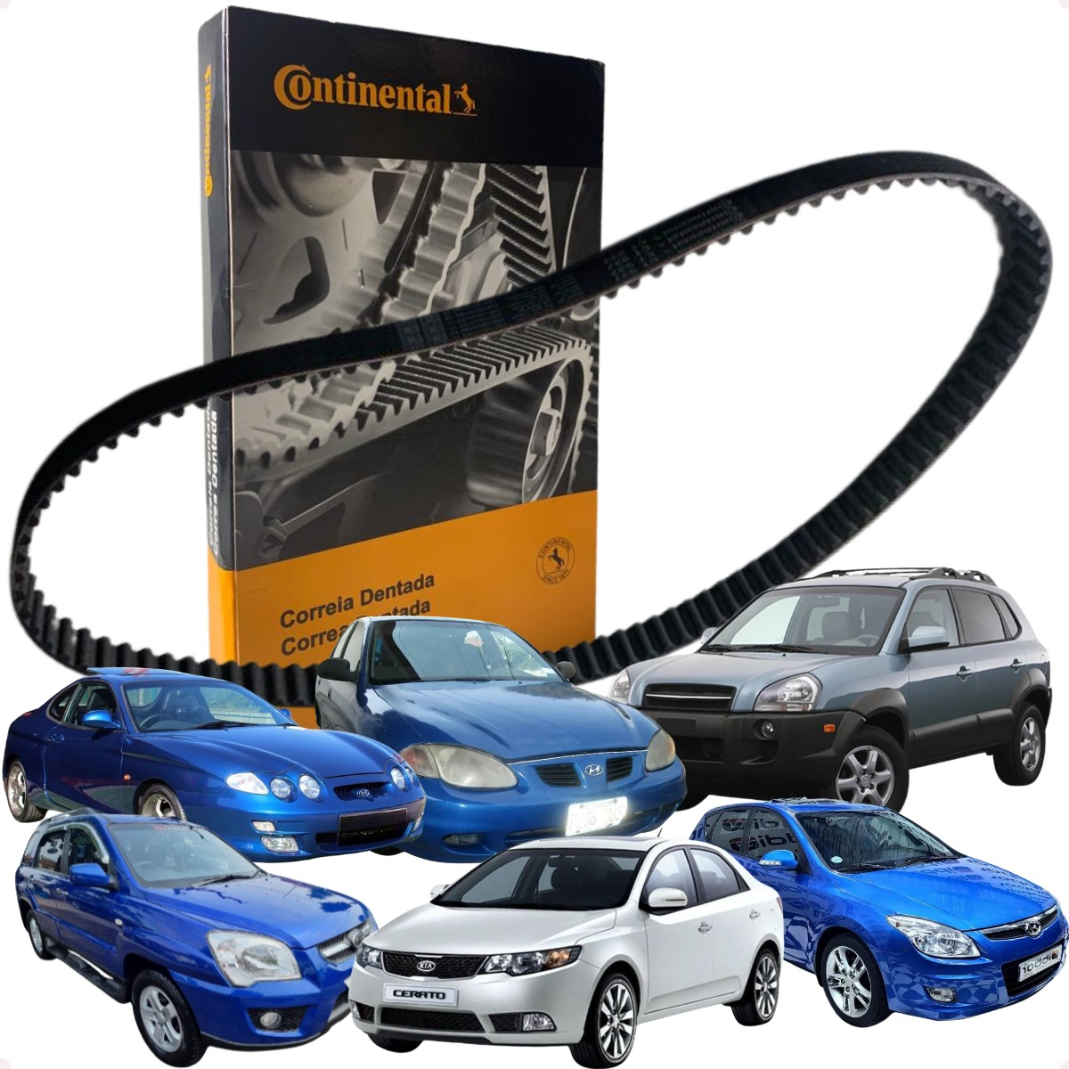 Correia Dentada Sportage 2.0 16v 2009 2010 2011 2012 2013 - Imagem 80