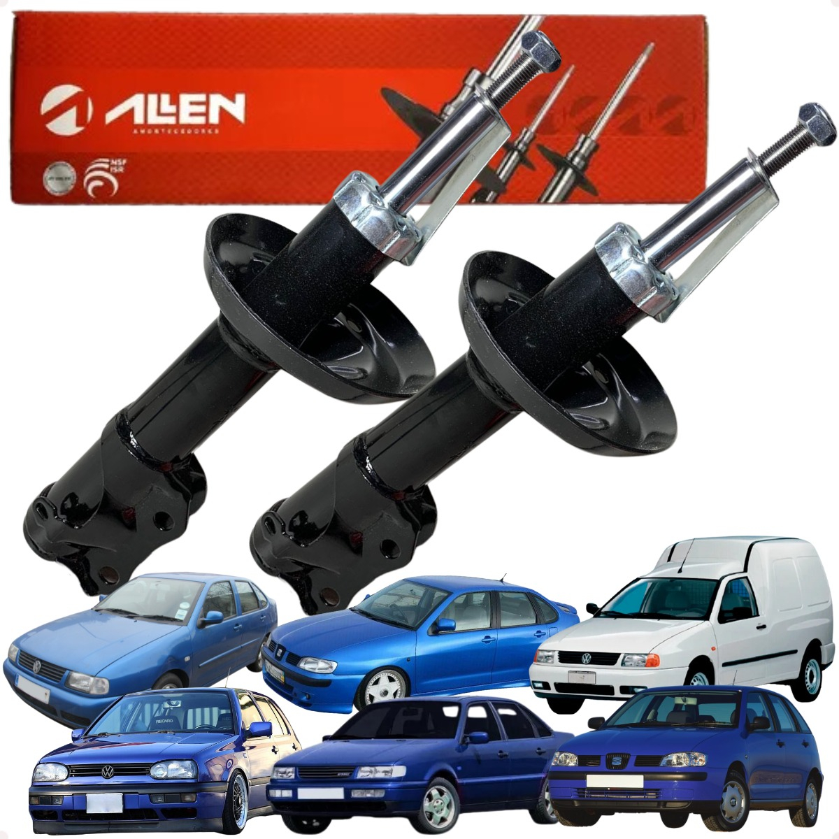 Par Amortecedor Dianteiro Golf Importado Polo Classic Passat Alemao