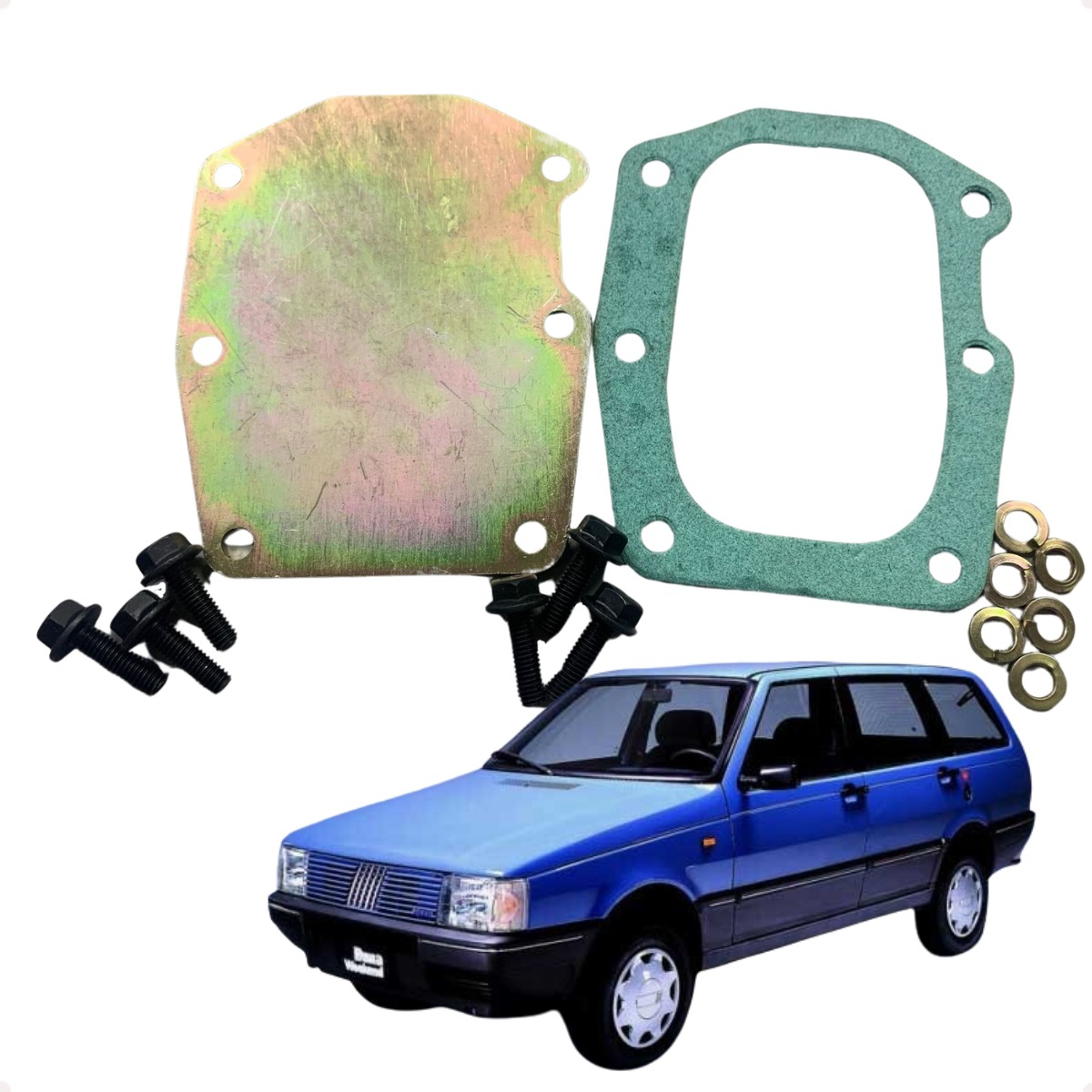 Tampa Do Bloco Motor Palio Uno Siena 1.6 8v Argentino - Imagem 75