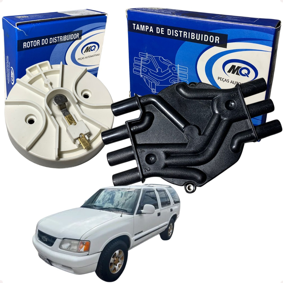 Tampa Do Distribuidor + Rotor S10 Blazer 4.3 V6 96 97 98 99 - Imagem 11