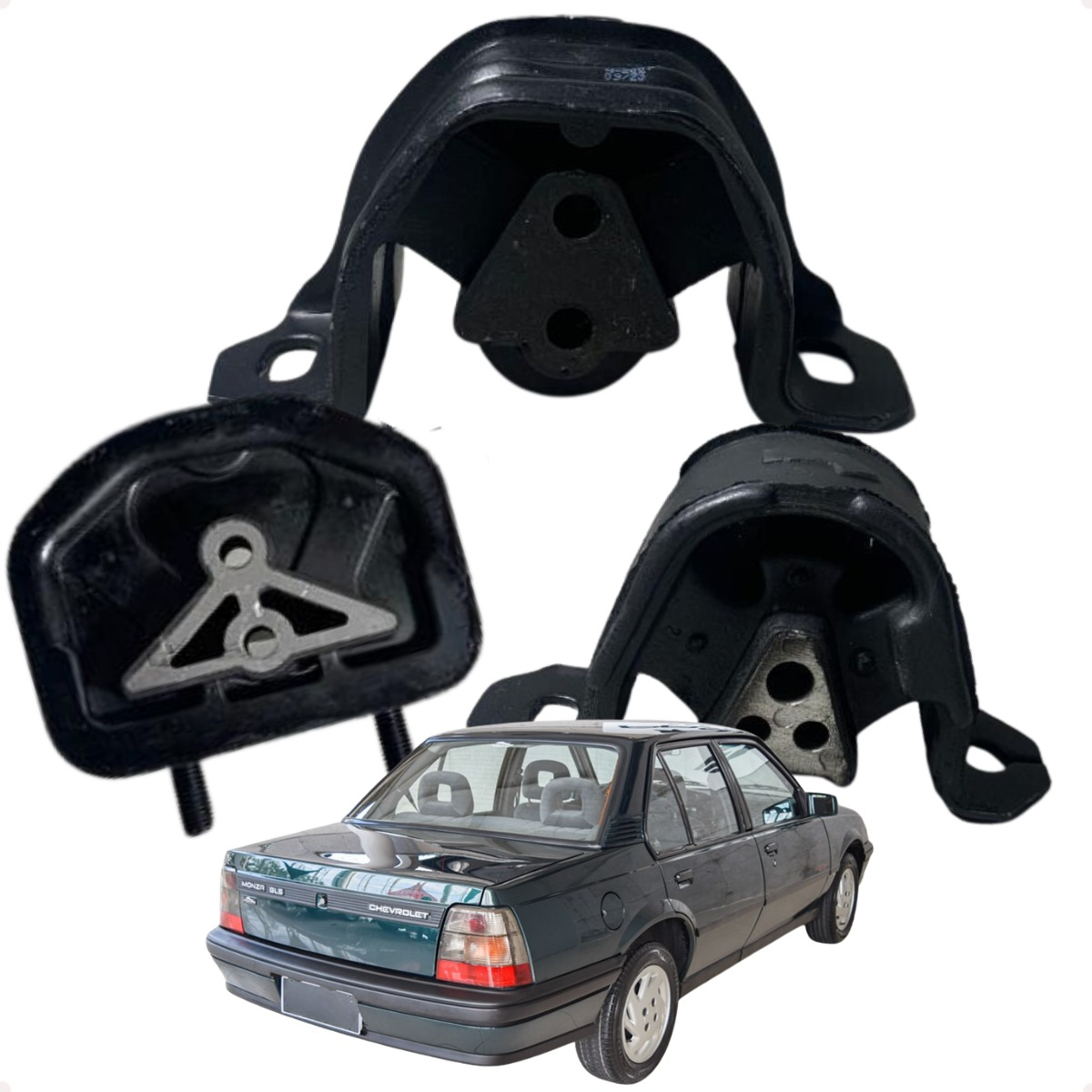 Kit 3 Coxim Calco Motor Kadett 89 90 91 92 93 94 95 96 97 - Imagem 31