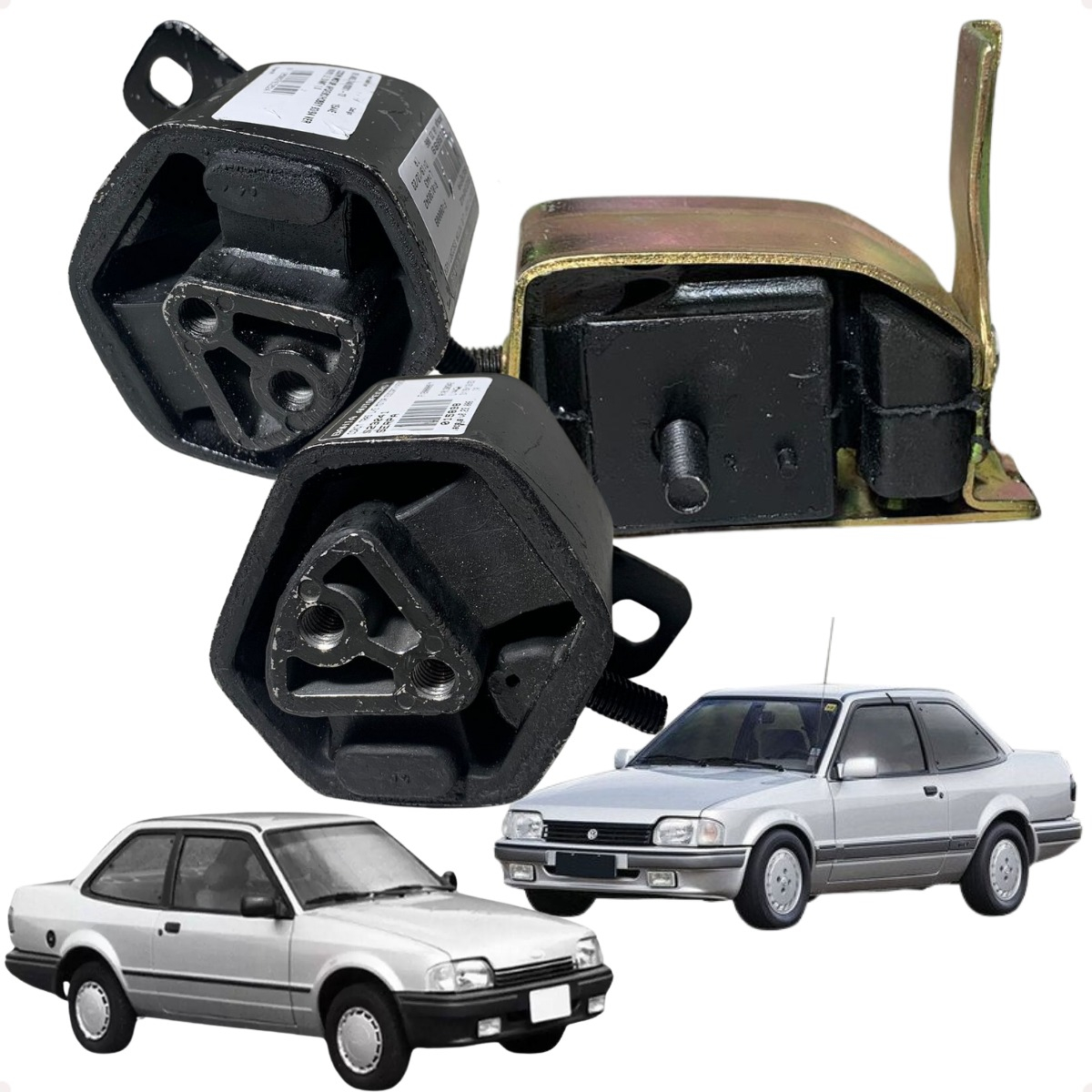 Kit 3 Coxim Motor Escort Verona 1.6 Cht