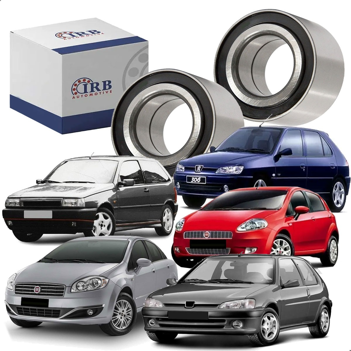 2 Rolamentos Rodas Dianteira Fiat Tipo 1.6 8v 93 94 95 96 97 - Imagem 2