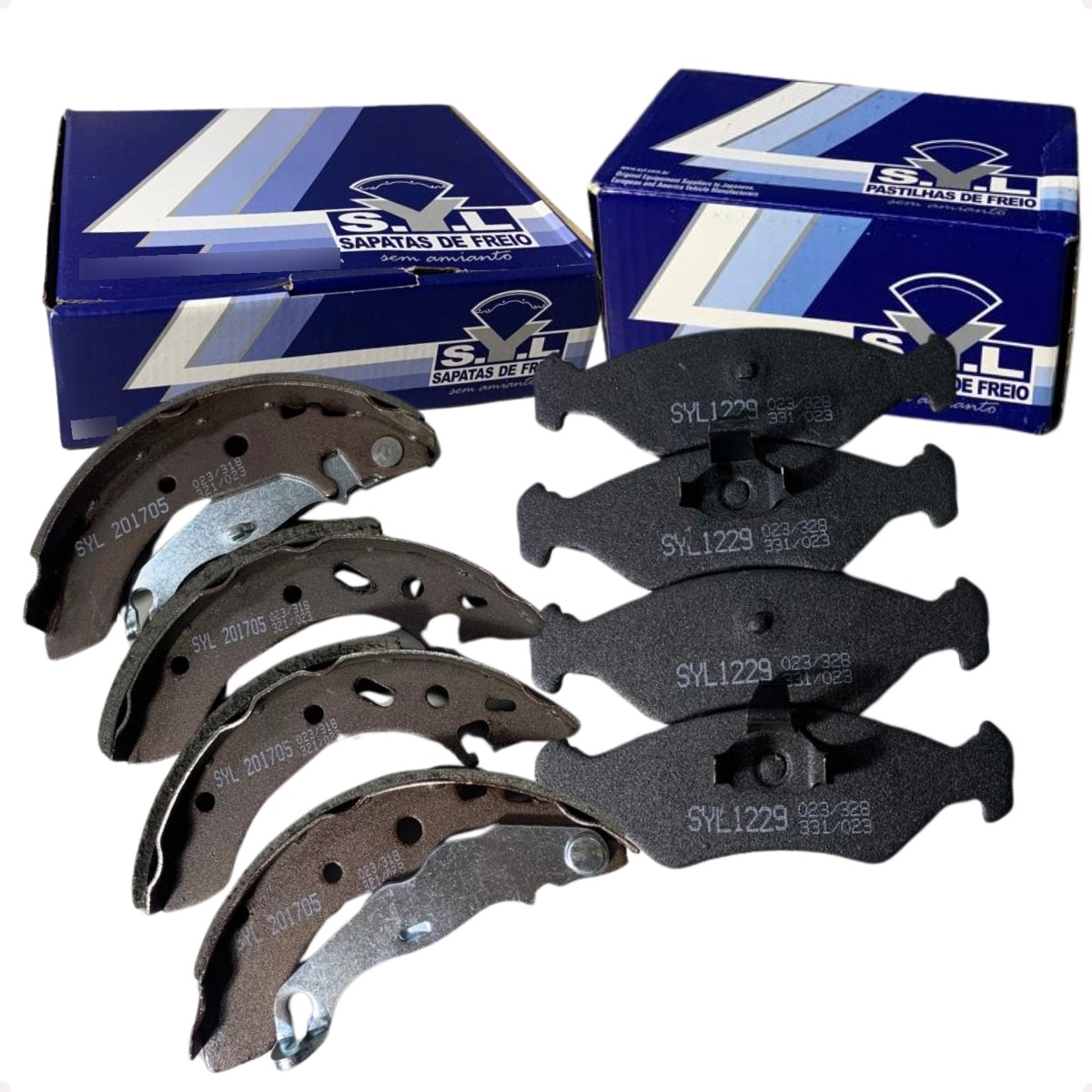 4 Pastilha Freio + 4 Sapata Lona Fiesta 96 97 98 99 Endura - Imagem 29