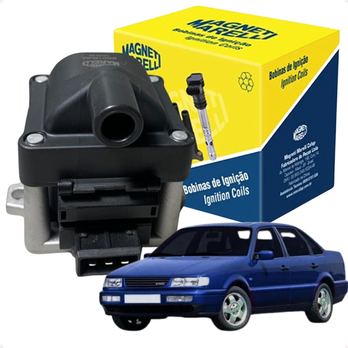 Bobina Ignição C/ Modulo 3 Pinos Golf 1.8 8v 95 96 97 98 - Imagem 50