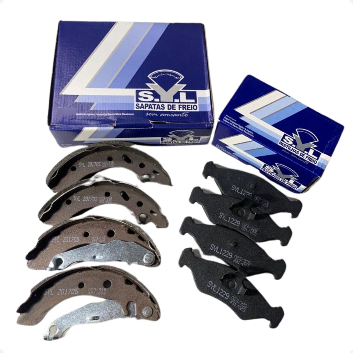 4 Pastilha Freio + 4 Sapata Lona Fiesta 96 97 98 99 Endura - Imagem 14