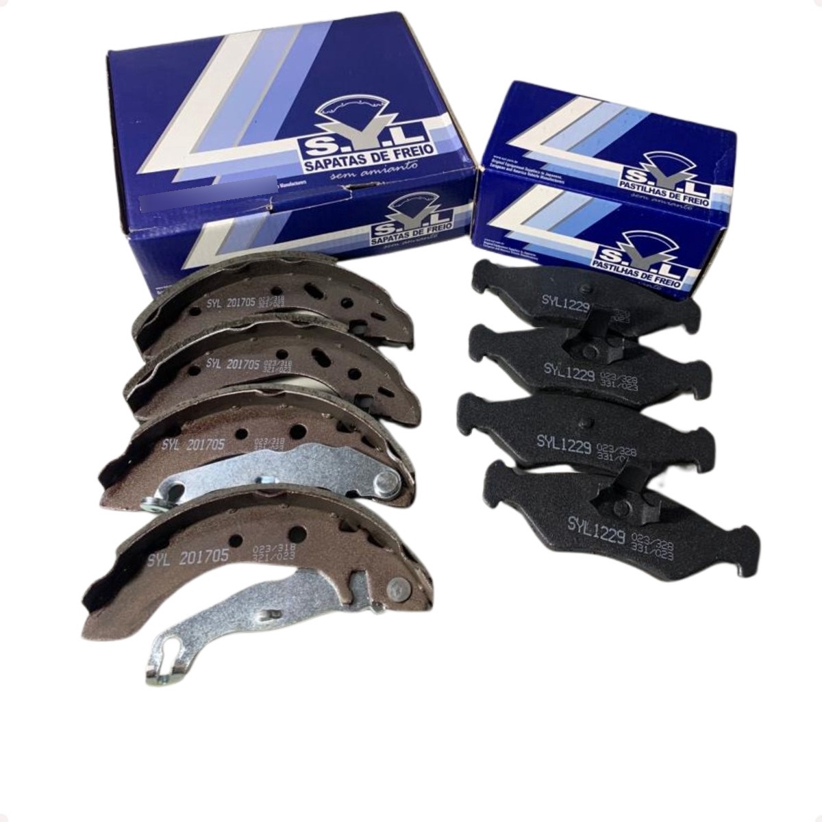 4 Pastilha Freio + 4 Sapata Lona Fiesta 96 97 98 99 Endura - Imagem 19