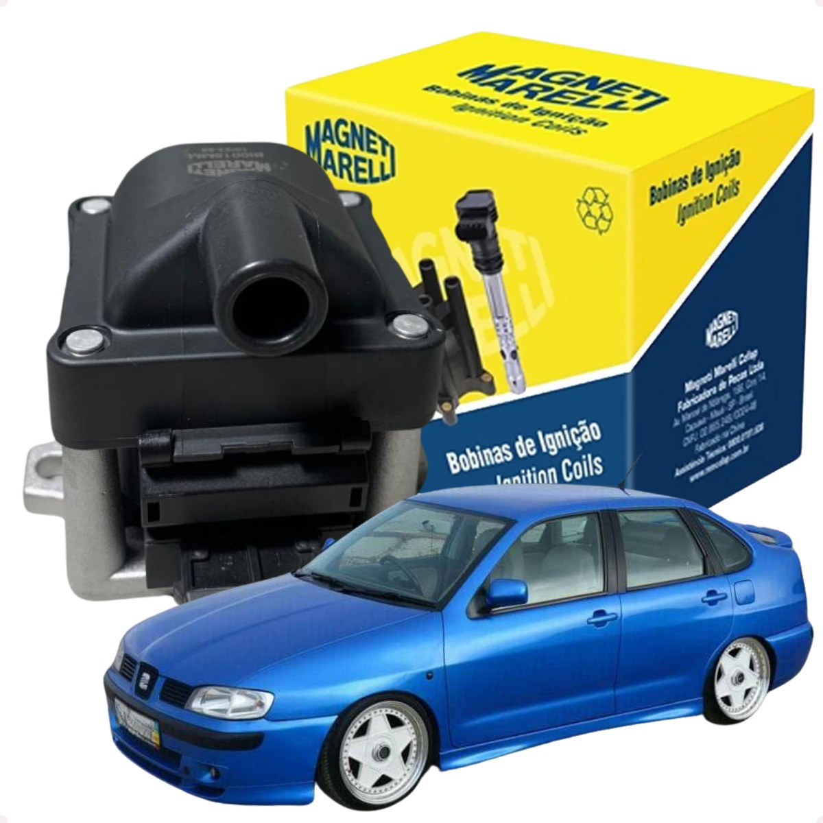 Bobina Ignição C/ Modulo 3 Pinos Golf 1.8 8v 95 96 97 98 - Imagem 40