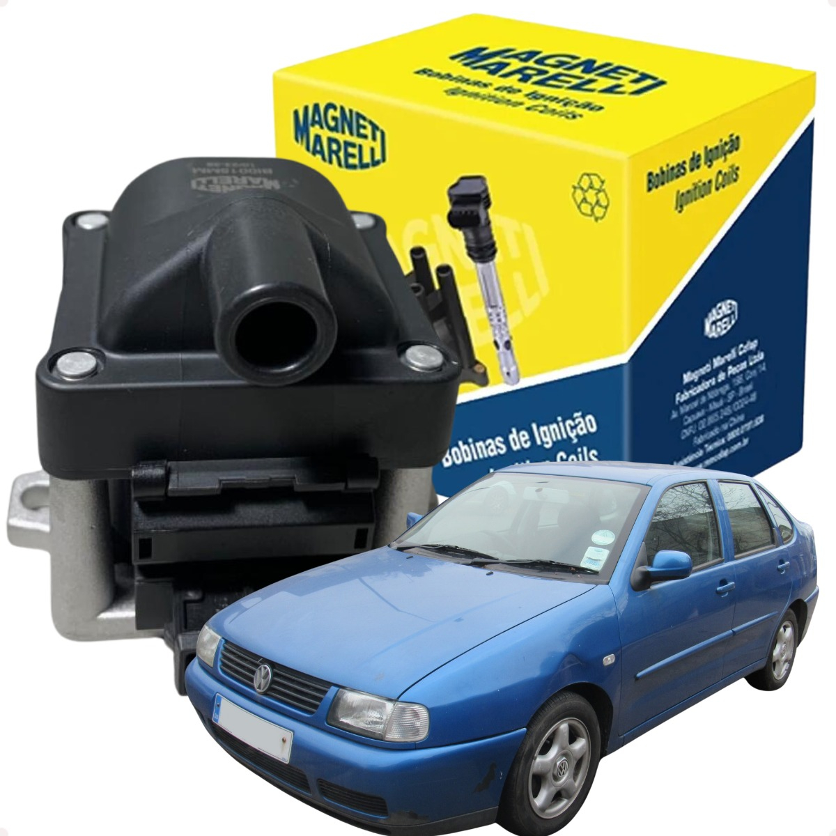 Bobina Ignição C/ Modulo 3 Pinos Golf 1.8 8v 95 96 97 98 - Imagem 20